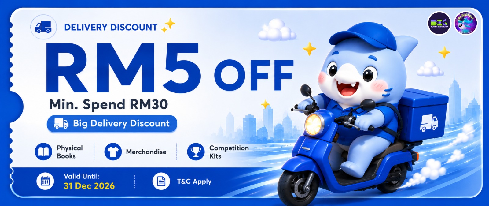 Shipping RM 5 OFF