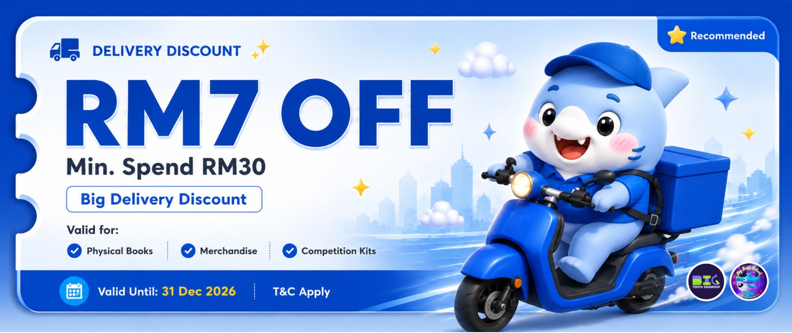 Shipping RM 7 OFF